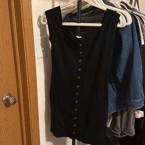 Urban Outfitters Black Sweater Mini Bodycon Dress